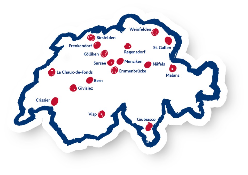 Ausbildungsorte Lernende